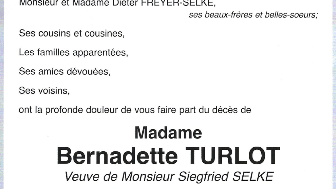Bernadette TURLOT