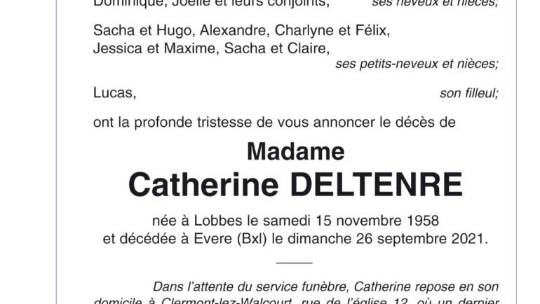 Catherine DELTENRE