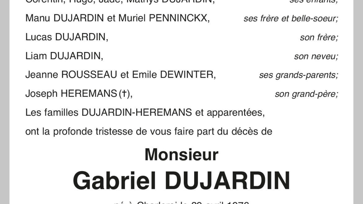 Gabriel DUJARDIN