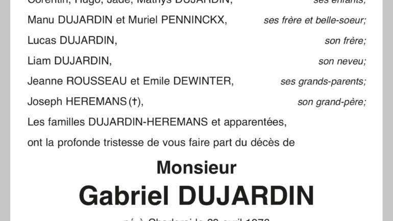 Gabriel DUJARDIN