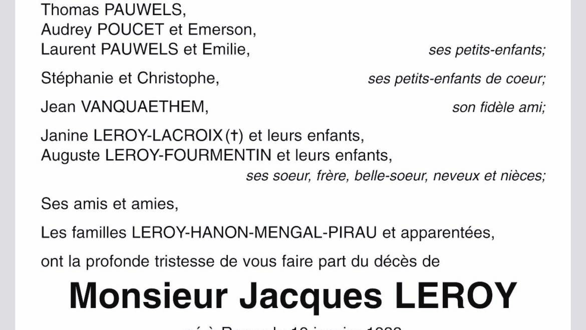 Jacques LEROY