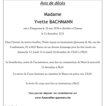 Yvette BACHMANN