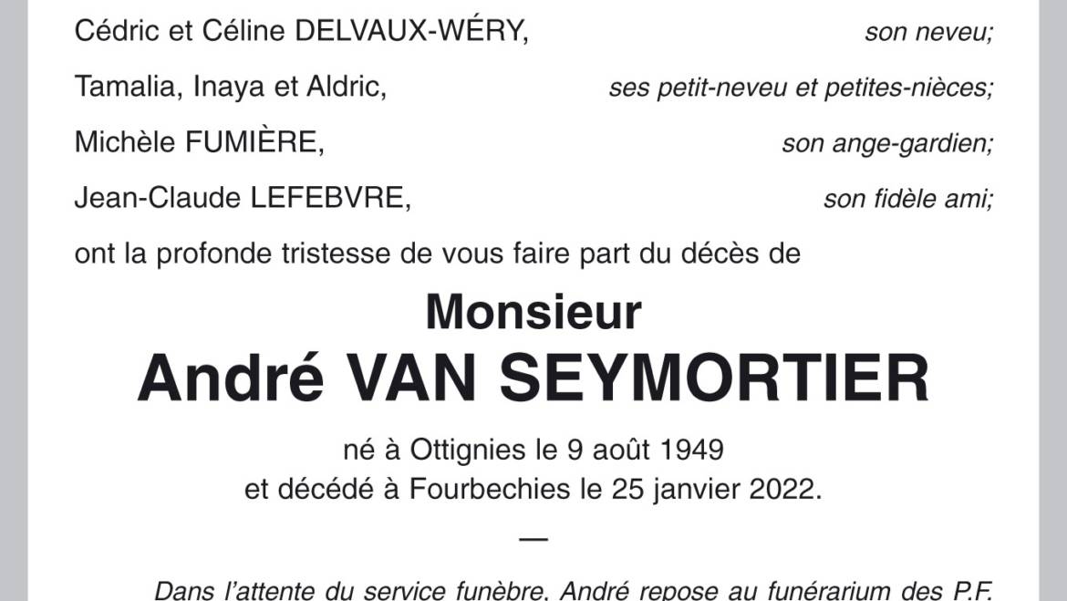 André VAN SEYMORTIER