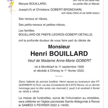 Henri BOUILLARD