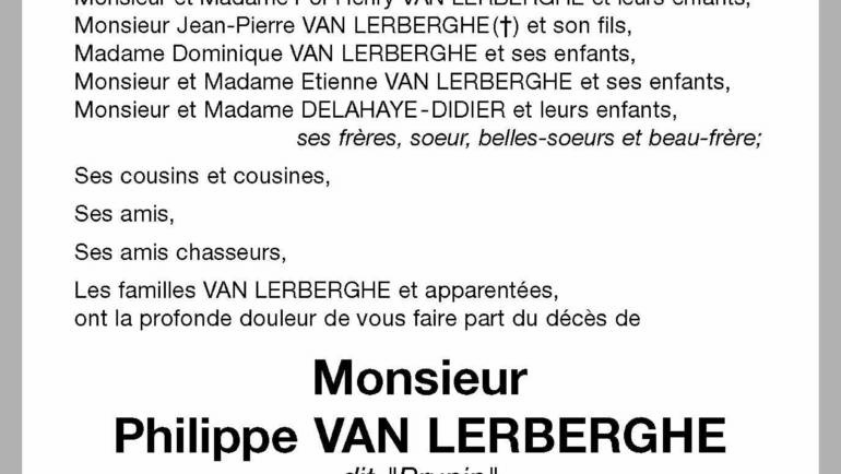 Philippe VAN LERBERGHE