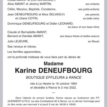 Karine DENEUFBOURG