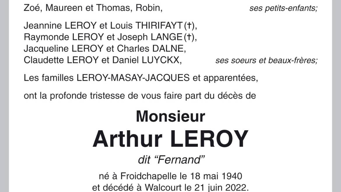 Arthur LEROY
