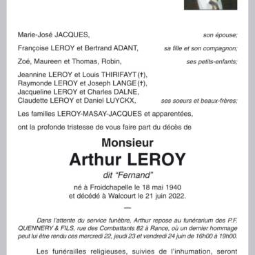 Arthur LEROY