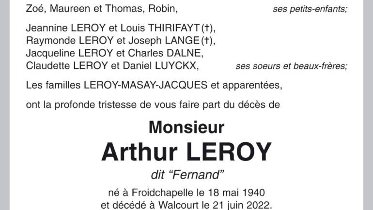 Arthur LEROY