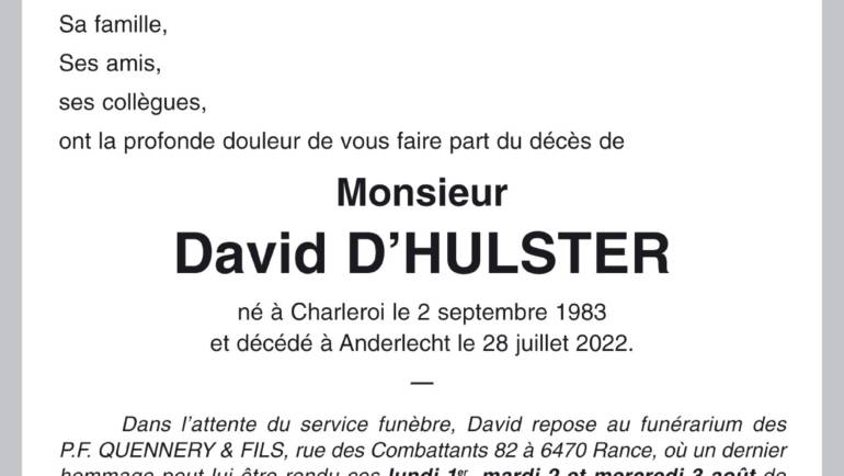 David D’HULSTER