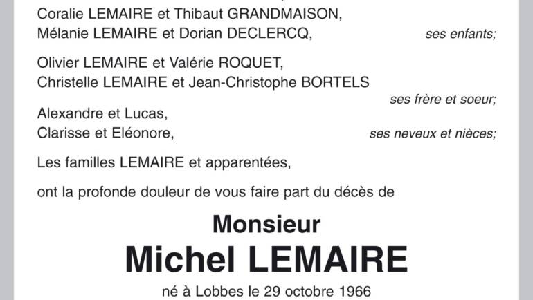 Michel LEMAIRE