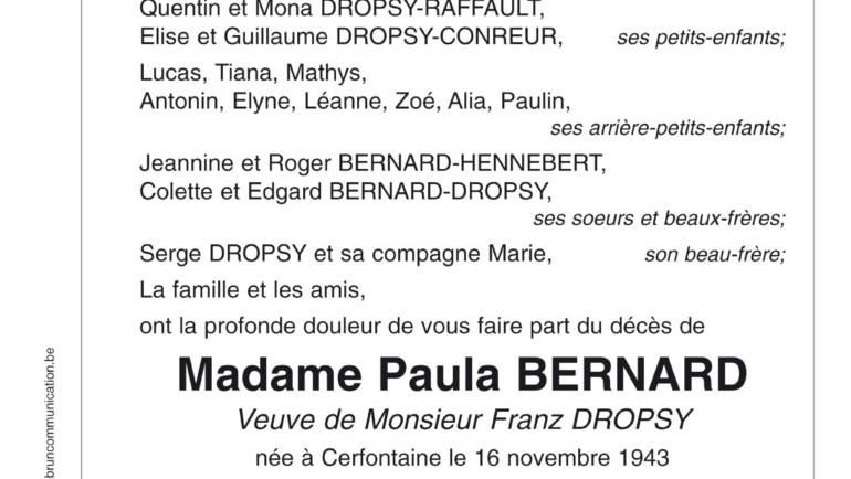 Paula BERNARD