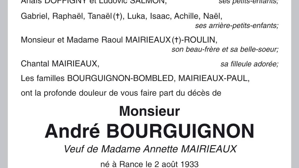 André BOURGUIGNON