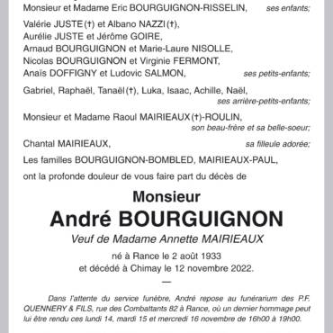 André BOURGUIGNON