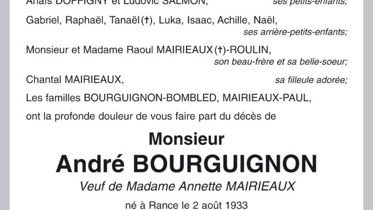André BOURGUIGNON