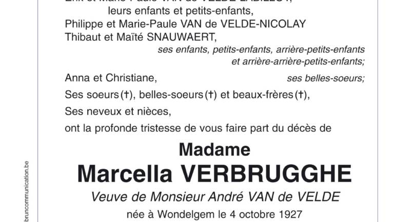 Marcella VERBRUGGHE