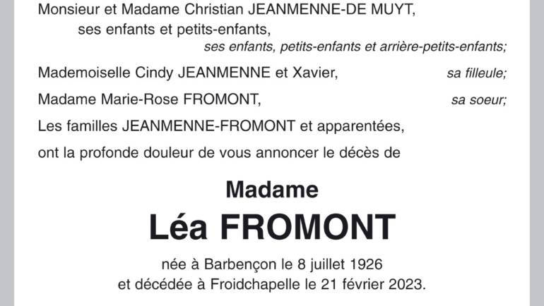 Léa FROMONT
