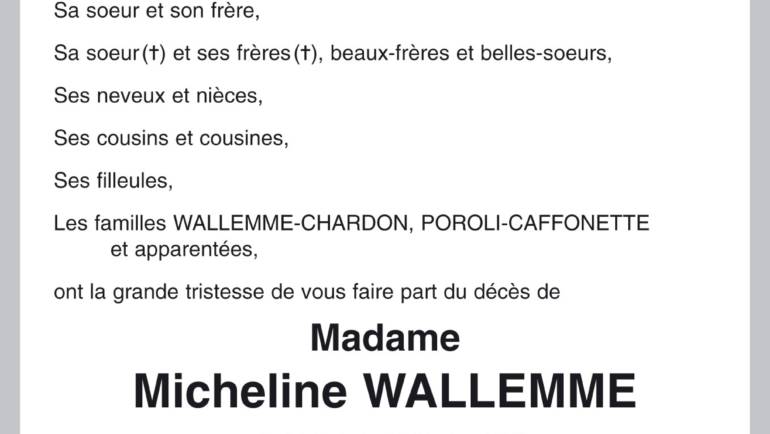 Micheline WALLEMME