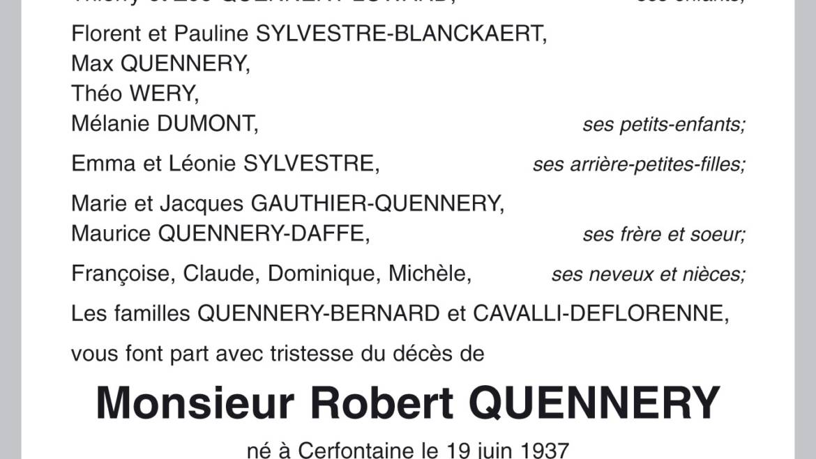 Robert QUENNERY