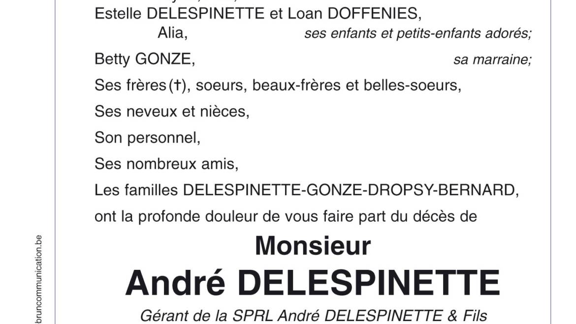 André DELESPINETTE
