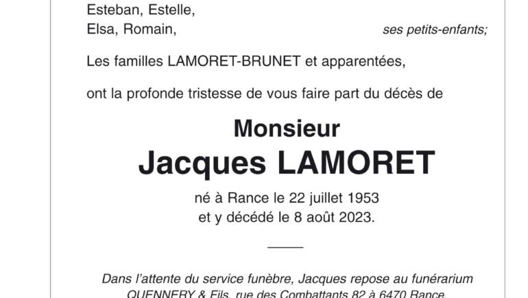 Jacques LAMORET