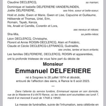 Emmanuel DELFERIERE