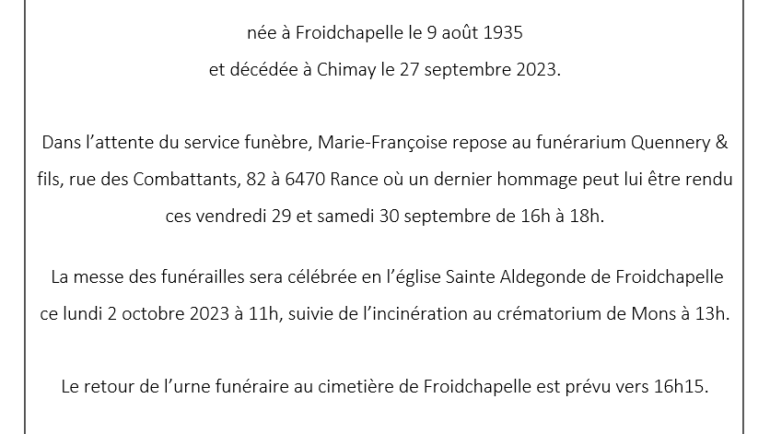 Marie-Françoise MOREAUX