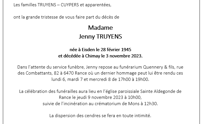 Jenny TRUYENS